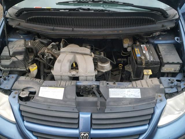 1D4GP25B97B107386 - 2007 DODGE CARAVAN SE BLUE photo 7