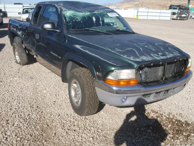 1B7GG22Y7WS526311 - 1998 DODGE DAKOTA GREEN photo 1