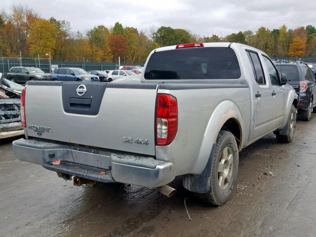 1N6AD09W98C437051 - 2008 NISSAN FRONTIER C SILVER photo 4