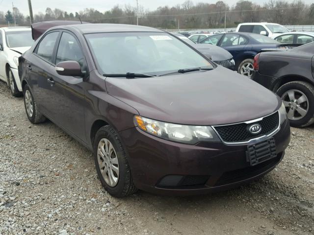 KNAFU4A21A5065804 - 2010 KIA FORTE EX MAROON photo 1