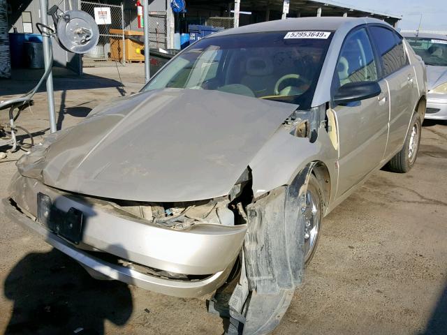1G8AZ52F43Z131676 - 2003 SATURN ION LEVEL GOLD photo 2