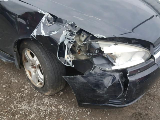 1G1ZU64894F178838 - 2004 CHEVROLET MALIBU MAX შავი ფოტო 9