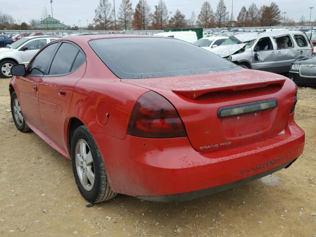 2G2WP552571207855 - 2007 PONTIAC GRAND PRIX RED photo 3
