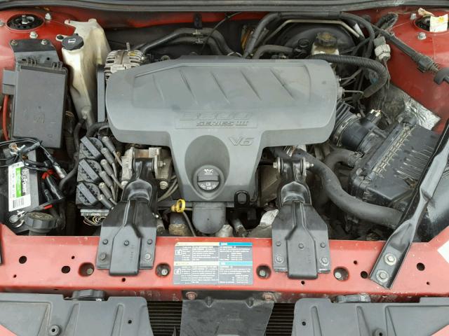 2G2WP552571207855 - 2007 PONTIAC GRAND PRIX RED photo 7