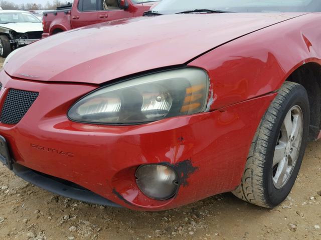 2G2WP552571207855 - 2007 PONTIAC GRAND PRIX RED photo 9