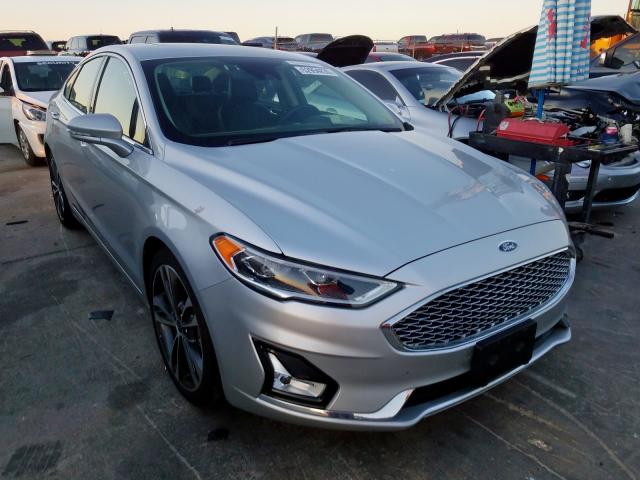 3FA6P0D93KR205173 - 2019 FORD FUSION TIT SILVER photo 1