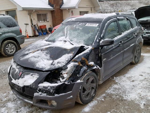 5Y2SL65886Z431580 - 2006 PONTIAC VIBE BLACK photo 2