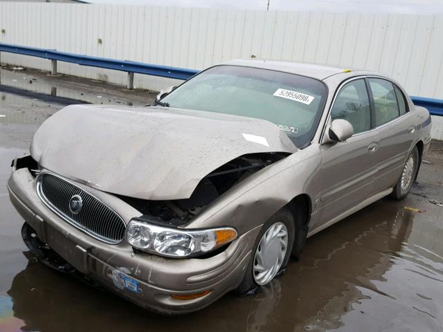 1G4HP54K2YU317883 - 2000 BUICK LESABRE CU TAN photo 2