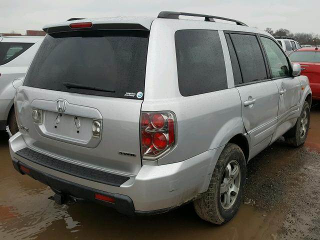 5FNYF18328B049526 - 2008 HONDA PILOT SE SILVER photo 4