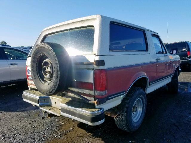 1FMDU15N5HLA04132 - 1987 FORD BRONCO U10 TWO TONE photo 4