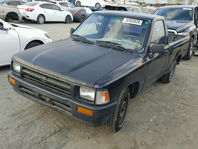 4TARN81AXPZ091200 - 1993 TOYOTA PICKUP 1/2 BLACK photo 2