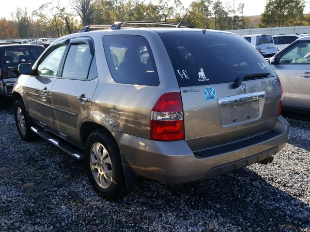 2HNYD18843H546012 - 2003 ACURA MDX TOURIN GOLD photo 3