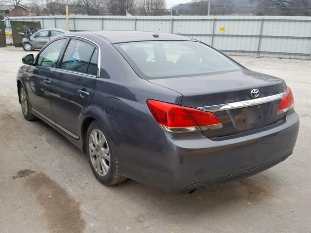 4T1BK3DB4CU450419 - 2012 TOYOTA AVALON BAS SILVER photo 3