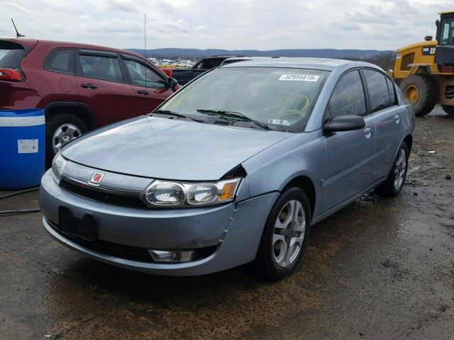 1G8AL54F53Z197488 - 2003 SATURN ION LEVEL BLUE photo 2