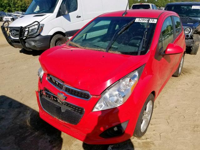 KL8CA6S94DC519509 - 2013 CHEVROLET SPARK LS RED photo 2