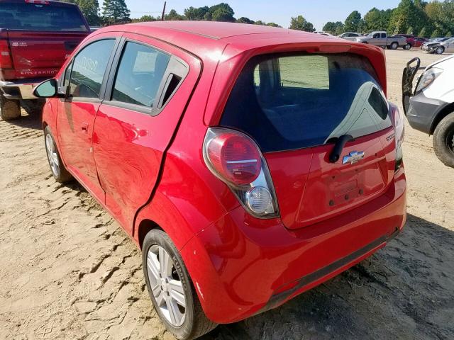 KL8CA6S94DC519509 - 2013 CHEVROLET SPARK LS RED photo 3