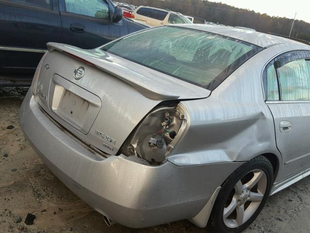 1N4BL11D46C202442 - 2006 NISSAN ALTIMA SE SILVER photo 9