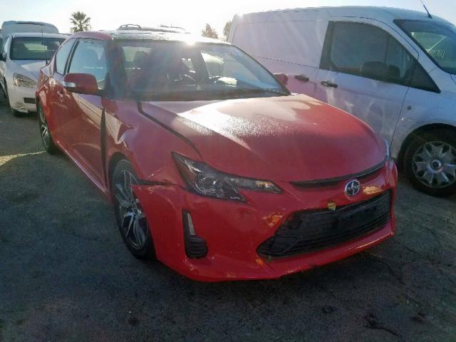 JTKJF5C76E3080119 - 2014 TOYOTA SCION TC წითელი ფოტო 1