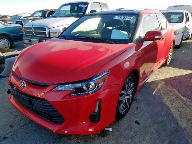 JTKJF5C76E3080119 - 2014 TOYOTA SCION TC წითელი ფოტო 2