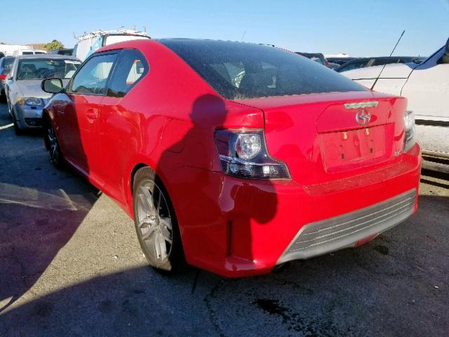 JTKJF5C76E3080119 - 2014 TOYOTA SCION TC წითელი ფოტო 3