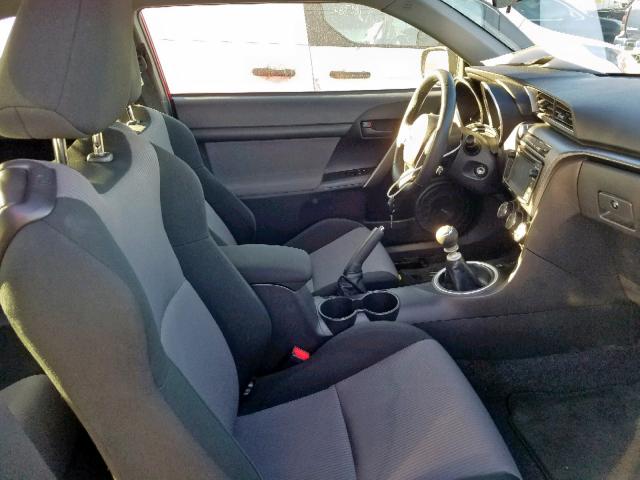 JTKJF5C76E3080119 - 2014 TOYOTA SCION TC წითელი ფოტო 5