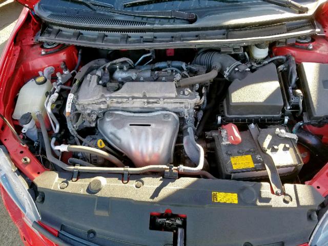 JTKJF5C76E3080119 - 2014 TOYOTA SCION TC წითელი ფოტო 7