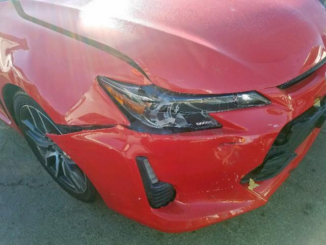 JTKJF5C76E3080119 - 2014 TOYOTA SCION TC წითელი ფოტო 9