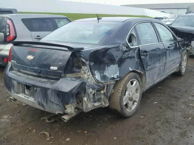 2G1WD58C279307642 - 2007 CHEVROLET IMPALA SUP შავი ფოტო 4