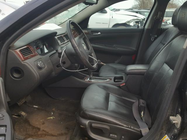 2G1WD58C279307642 - 2007 CHEVROLET IMPALA SUP შავი ფოტო 5