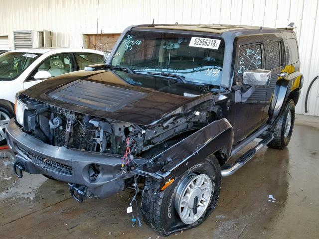 5GTDN136468203758 - 2006 HUMMER H3 BLACK photo 2