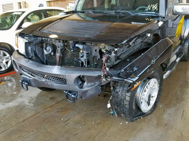 5GTDN136468203758 - 2006 HUMMER H3 BLACK photo 9