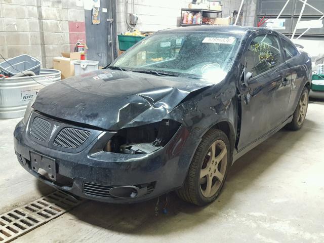 1G2AN18B977402624 - 2007 PONTIAC G5 GT BLACK photo 2