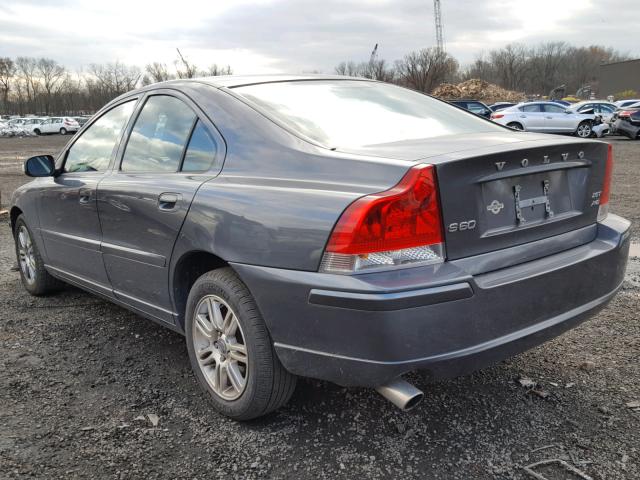 YV1RH592792721882 - 2009 VOLVO S60 2.5T GRAY photo 3