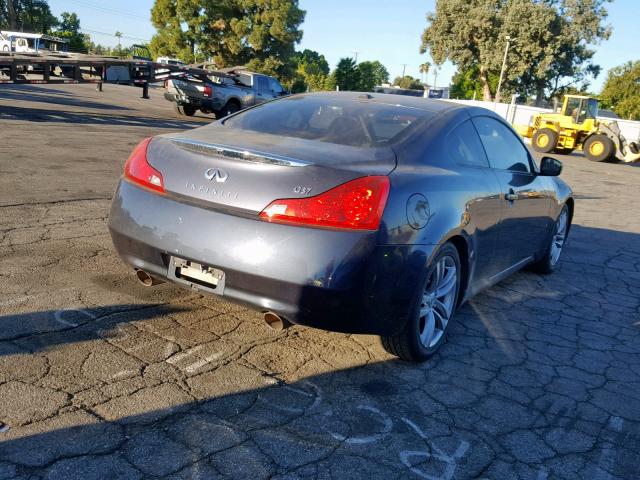 JNKCV64E99M601256 - 2009 INFINITI G37 BASE BLACK photo 4