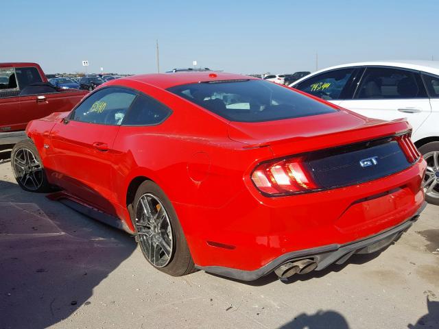 1FA6P8CF4K5151472 - 2019 FORD MUSTANG GT RED photo 3