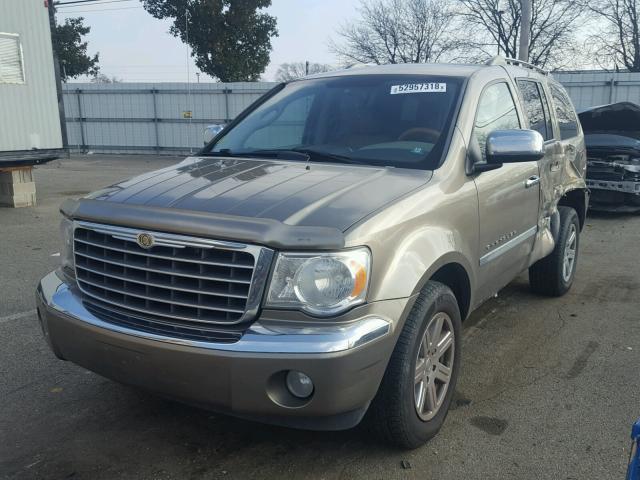 1A8HW58P37F505725 - 2007 CHRYSLER ASPEN LIMI BEIGE photo 2
