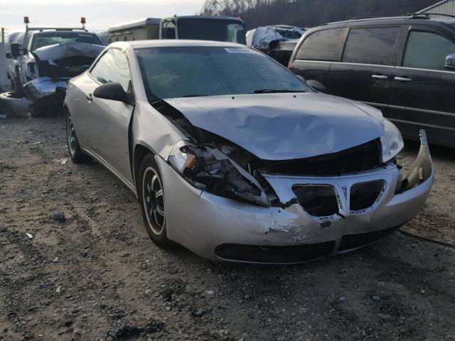 1G2ZH35NX74109482 - 2007 PONTIAC G6 GT SILVER photo 1