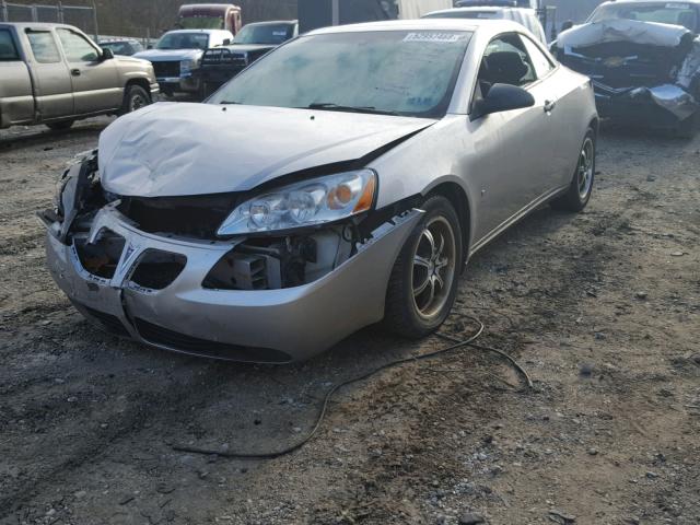 1G2ZH35NX74109482 - 2007 PONTIAC G6 GT SILVER photo 2