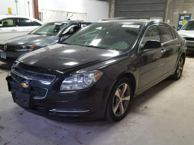 1G1ZC5E04CF269634 - 2012 CHEVROLET MALIBU 1LT შავი ფოტო 2