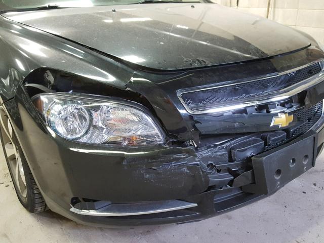 1G1ZC5E04CF269634 - 2012 CHEVROLET MALIBU 1LT შავი ფოტო 9