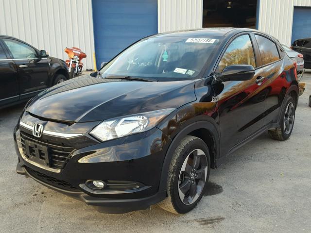 3CZRU6H51JG704875 - 2018 HONDA HR-V EX BLACK photo 2