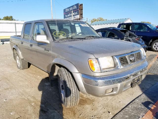 1N6ED27Y6YC337474 - 2000 NISSAN FRONTIER C TAN photo 1