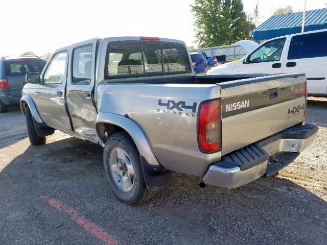 1N6ED27Y6YC337474 - 2000 NISSAN FRONTIER C TAN photo 3