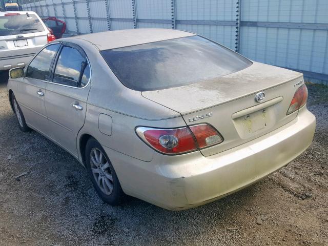 JTHBF30G620039795 - 2002 LEXUS ES 300 CREAM photo 3