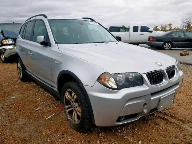 WBXPA93466WG90590 - 2006 BMW X3 3.0I SILVER photo 1