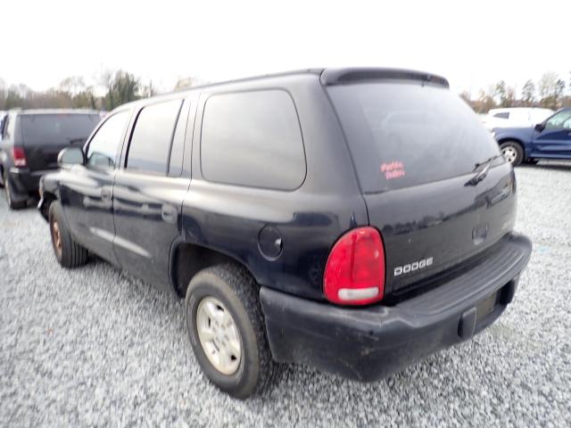 1B4HR38N92F208630 - 2002 DODGE DURANGO SP BLACK photo 3