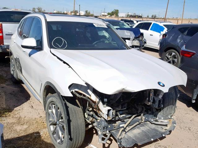 5UXTR9C54KLE11290 - 2019 BMW X3 XDRIVE3 WHITE photo 1