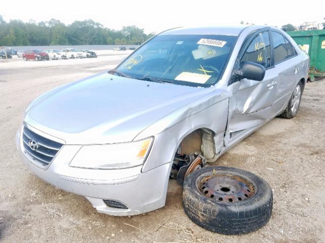 5NPET46C69H404815 - 2009 HYUNDAI SONATA GLS WHITE photo 2