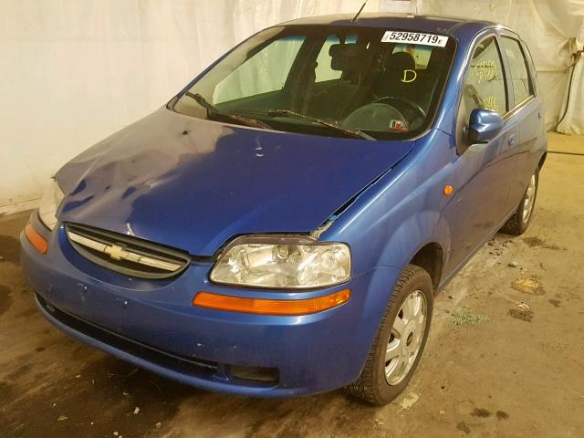 KL1TJ62694B161642 - 2004 CHEVROLET AVEO LS BLUE photo 2