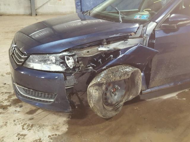 1VWAP7A36CC085539 - 2012 VOLKSWAGEN PASSAT S BLUE photo 9